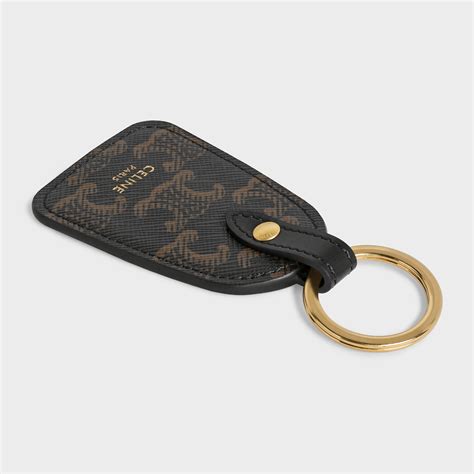 celine key holder black